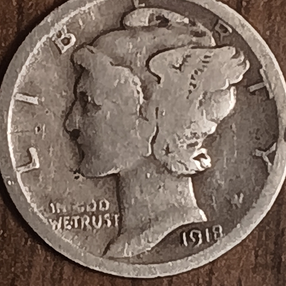 Rare 1918 dime